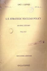 U.S. Strategic Nuclear Policy