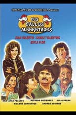 Dos gallos alborotados