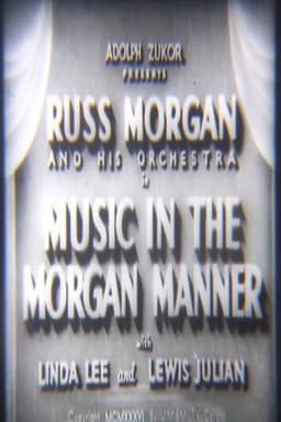 Music in the Morgan Manner