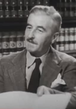 William Faulkner on his native soil in Oxford, Mississippi