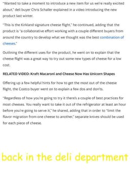 Back in the Deli Department