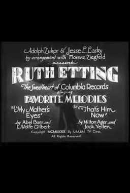 Ruth Etting in Favorite Melodies