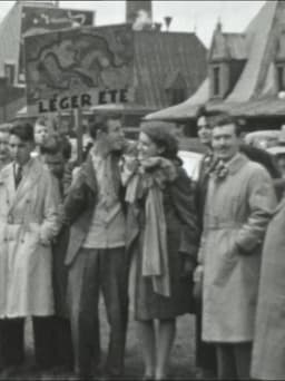 Arrivée de Fernand Léger devant la gare du palais (Québec)