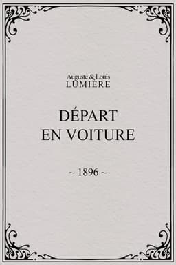 Départ en voiture