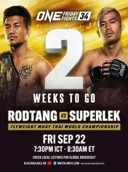 ONE Friday Fights 34: Rodtang vs. Superlek